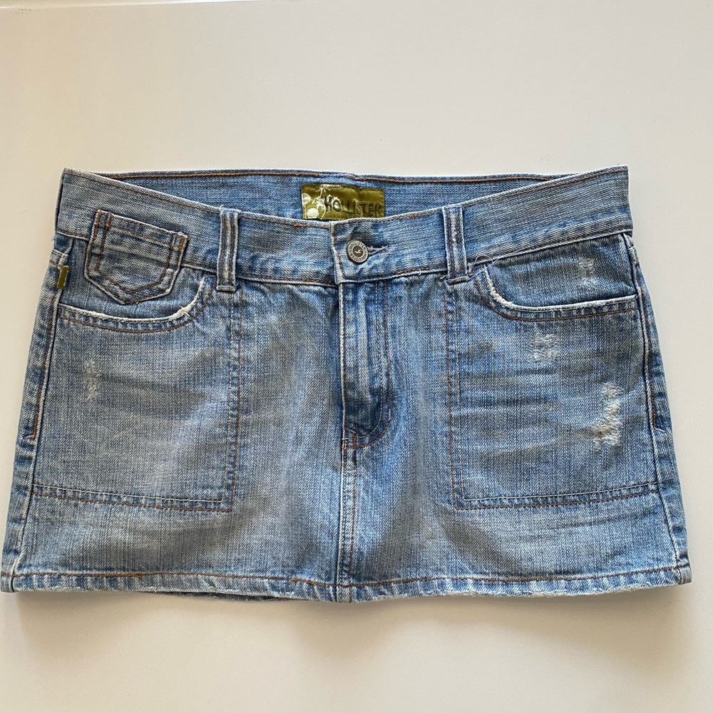 Vintage Hollister Denim Mini Skirt size 3